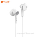 YISON Nuevos auriculares de 3,5 mm bajo